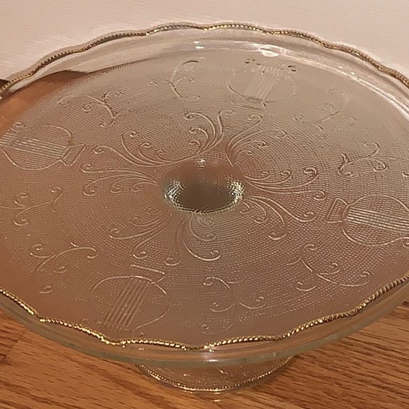 Jeannette Glass Cake Stand - Picture 2 of 6